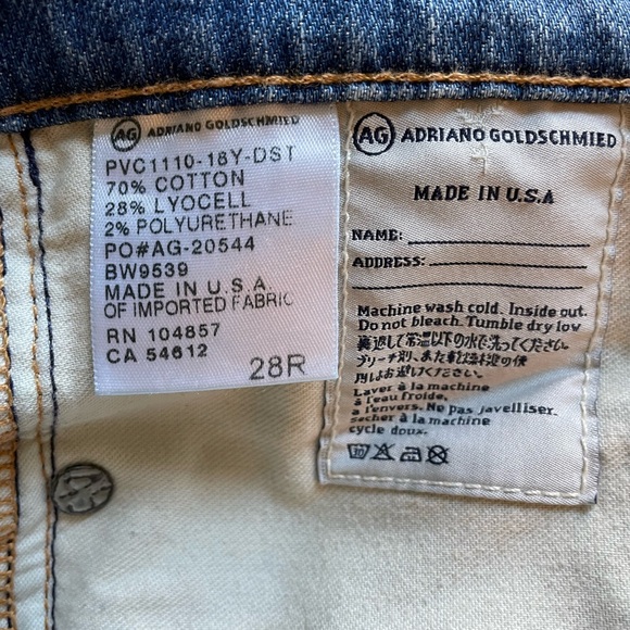 Adriano Goldschmied Women’s Jeans. Size 28R. Stilt Cigarette Leg. - Picture 9 of 9